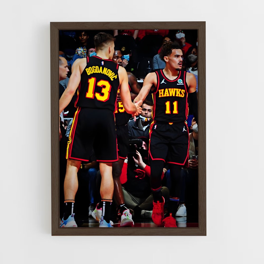 Poster Vers les Playoffs – affiche Basketball (vue 5)